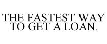 THE FASTEST WAY TO GET A LOAN.