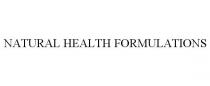 NATURAL HEALTH FORMULATIONS