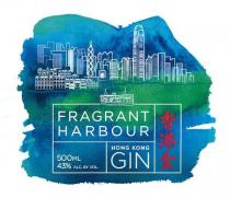 FRAGRANT HARBOUR 500ML 43% ALC BY VOL. HONG KONG GIN