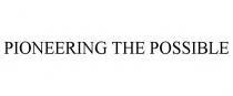 PIONEERING THE POSSIBLE