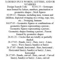 3) DESIGN PLUS WORDS, LETTERS, AND/OR NUMBERS DESIGN SEARCH CODE 02.01.33 - GROTESQUE MEN FORMED BY LETTERS, NUMBERS, PUNCTUATION OR GEOMETRIC SHAPES ; STICK FIGURES 02.09.13 - HUMANS, INCLUDING MEN, WOMEN AND CHILDREN, DEPICTED SWINGING ON A SWING, ROPE, TIRE, ETC. ; SWINGING, HUMANS 04.07.03 - GEOMETRIC FIGURES OR COMBINATIONS OF GEOMETRIC FIGURES REPRESENTING A PERSON ; GEOMETRIC FIGURES REPRESENTING A PERSON ; GEOMETRIC SHAPES FORMING A PERSON ; PERSON FORMED BY GEOMETRIC SHAPES 26.01.21 - CIRCLES THAT ARE TOTALLY OR PARTIALLY SHADED. 26.17.02 - BANDS, WAVY ; BARS, WAVY ; LINES, WAVY ; WAVY LINE(S), BAND(S) OR BAR(S) 26.17.05 - BANDS, HORIZONTAL ; BARS, HORIZONTAL ; HORIZONTAL LINE(S), BAND(S) OR BAR(S) ; LINES, HORIZONTAL 26.17.09 - BANDS, CURVED ; BARS, CURVED ; CURVED LINE(S), BAND(S) OR BAR(S) ; LINES, CURVED