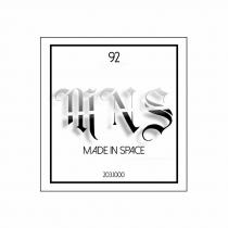 92 MNS MADE IN SPACE 203.1000