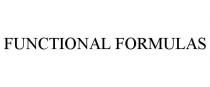 FUNCTIONAL FORMULAS