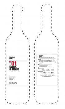 OBVIOUS WINES NO 01 DARK & BOLD #FRUITFORWARD #MEDIUMBODY #SNOBFREE #SMOOTH 2016 RED BLEND PASO ROBLES, CA OBVIOUS WINES BECAUSE YOU SHOULDN'T NEED A PHD TO DRINK WINE. #DNA ESTATE GROWN IN 2016 IN PAS ROBLES, CA 51% MERLOT + 49% CABERNET SAUVIGNON 100% VEGAN #GREEN GRAPES FROM SUSTAINABLY FARMED VINEYARD. 100% SOLAR-POWERED WINERY. ZERO CARBON FOOTPRINT CORK. #BESTFRIENDS #WINEGEEK FRUITS DRY ACIDITY BODY TANNINS ALCOHOL WWW.OBVIOUSWINES.COM