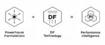 POWERHOUSE FORMULATIONS + DF DF TECHNOLOGY = PI PERFORMANCE INTELLIGENCE