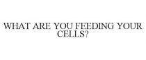 WHAT ARE YOU FEEDING YOUR CELLS?