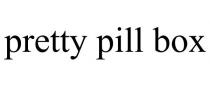 PRETTY PILL BOX