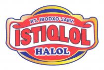 XT IBODXO'JAEV ISTIQLOL HALOL