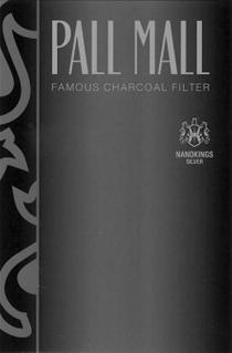 PALL MALL, FAMOUS CHARCOAL FILTER, NANOKINGS SILVER