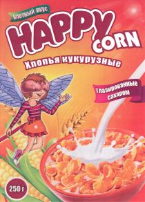 HAPPY CORN хлопья кукурузные