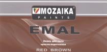 MOZAIKA PAINTS EMAL RED BROWN