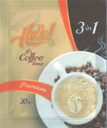 Hello R it's Coffee time Premium 3 in 1 20 gr
