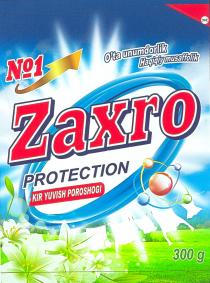 Zaxro PROTECTION KIR YUVISH POROSHOGI O'ta unumdorlik Haqiqiy musaffolik