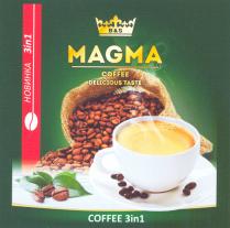B&S MAGMA COFFEE DELICIOUS TASTE COFFEE 3 in 1