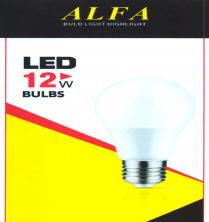 ALFA BULB LIGHT HIGHLIGHT LED 12 W BULBS