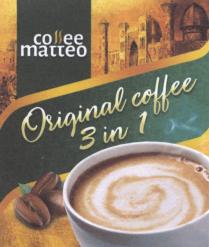 coffee matteo Original coffee 3 in 1