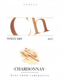 select WHITE DRY CHARDONNAY WINE FROM UZBEKISTAN