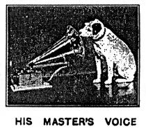 HIS MASTER'S VOICE
