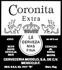 Coronita Extra CERVECERIA MODELO S.A de C.V.