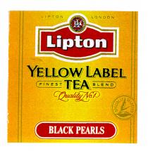 Lipton YELLOW LABEL TEA FINEST BLEND QuaIity No1 BLACK PEARLS