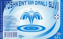 TOSHKENT MA'DANLI SUVI