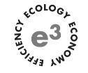 e3 ECOLOGY ECONOMY EFFICIENCY