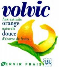 Volvic Aux extraits orange naturels douce d'écorce de fruits