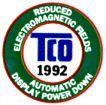 TCO 1992 REDUCED ELECTROMAGNETIC FIELDS AUTOMATIC DISPLAY POWER DOWN