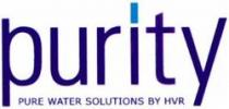 purity PURE WATER SOLUTIONS BY HRV