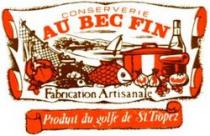 CONSERVERIE AU BEC FIN Fabrication Artisanale Produit du golfe de St.Tropez