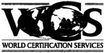 WCS WORLD CERTIFICATION SERVICES