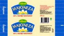zvijezda MAJONEZA 40% MANJE MASNOCE! lagana