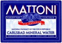 MATTONI CARLSBAD MINERAL WATER