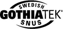 SWEDISH GOTHIATEK SNUS