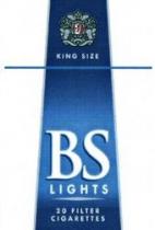 BS LIGHTS KING SIZE 20 FILTER CIGARETTES