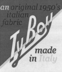 an original 1950's italian fabric TyBoy