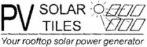 PV SOLAR TILES Your rooftop solar power generator