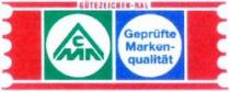 GÜTEZEICHEN-RAL CMA Geprüfte Markenqualität