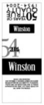 50 YEARS OF TRUE QUALITY 1954 - 2004 Winston 54 2004