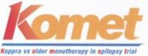 KOMET Keppra vs older monotherapy in epilepsy trial