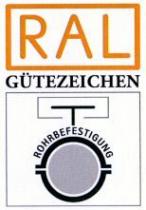 RAL GÜTEZEICHEN ROHRBEFESTIGUNG