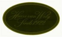 Huize van Wely Sinds 1922