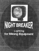 NIGHT BREAKER Lighting for Mining Equipment