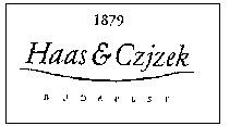 1879 Haas & Czjzek BUDAPEST