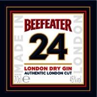 BEEFEATER 24 LONDON DRY GIN AUTHENTIC LONDON CUT