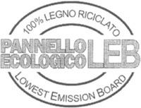 PANELLO EOLOGICO LEB 100% LEGNO RICICLATO LOWEST EMISSION BOARD