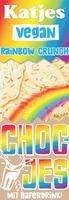 Katjes vegaN RaiNBOW CRUNCH CHOC-JES MiT HaFeRDRiNK!