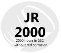 JR 2000 2000 hours in SSC without red corrosion