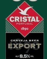 CRISTAL PORTUGAL 1890 CERVEJA BEER EXPORT ALC 8.5% VOL
