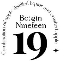 Be:gin Nineteen 19 Combination of apple distilled liquor and crushed apple